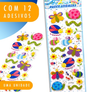 Cartela Adesivo 3d Borboleta - Sticker - Ad106 -nybc