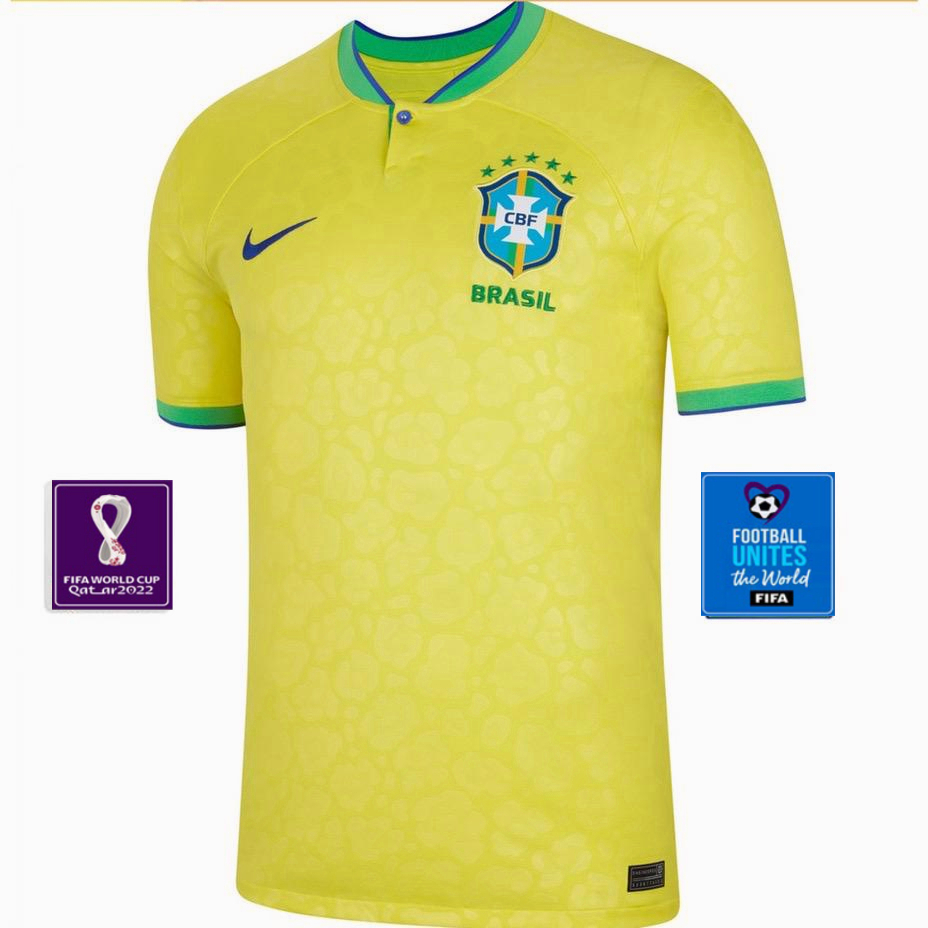 Camisa De Time Masculino Amarela 2022-23 I blusas de futebol B-L