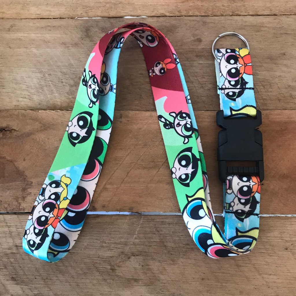 Chaveiro Meninas Super Poderosas Cordão Crachá Chave