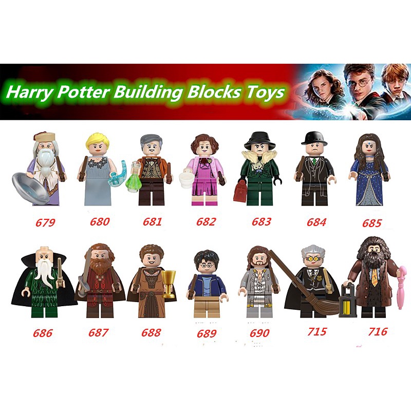 Lego Minifigures Harry Potter Building Blocks Toys