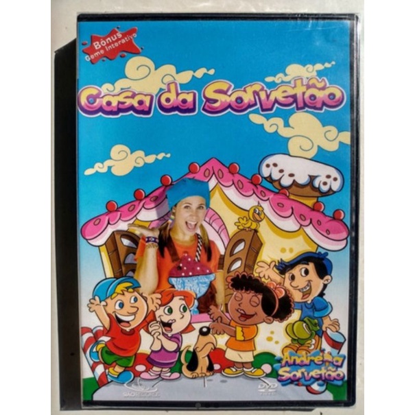 Dvd Andréia Sorvetão - Casa da Sorvetão - Lacrado - Ex Paquita da Xuxa
