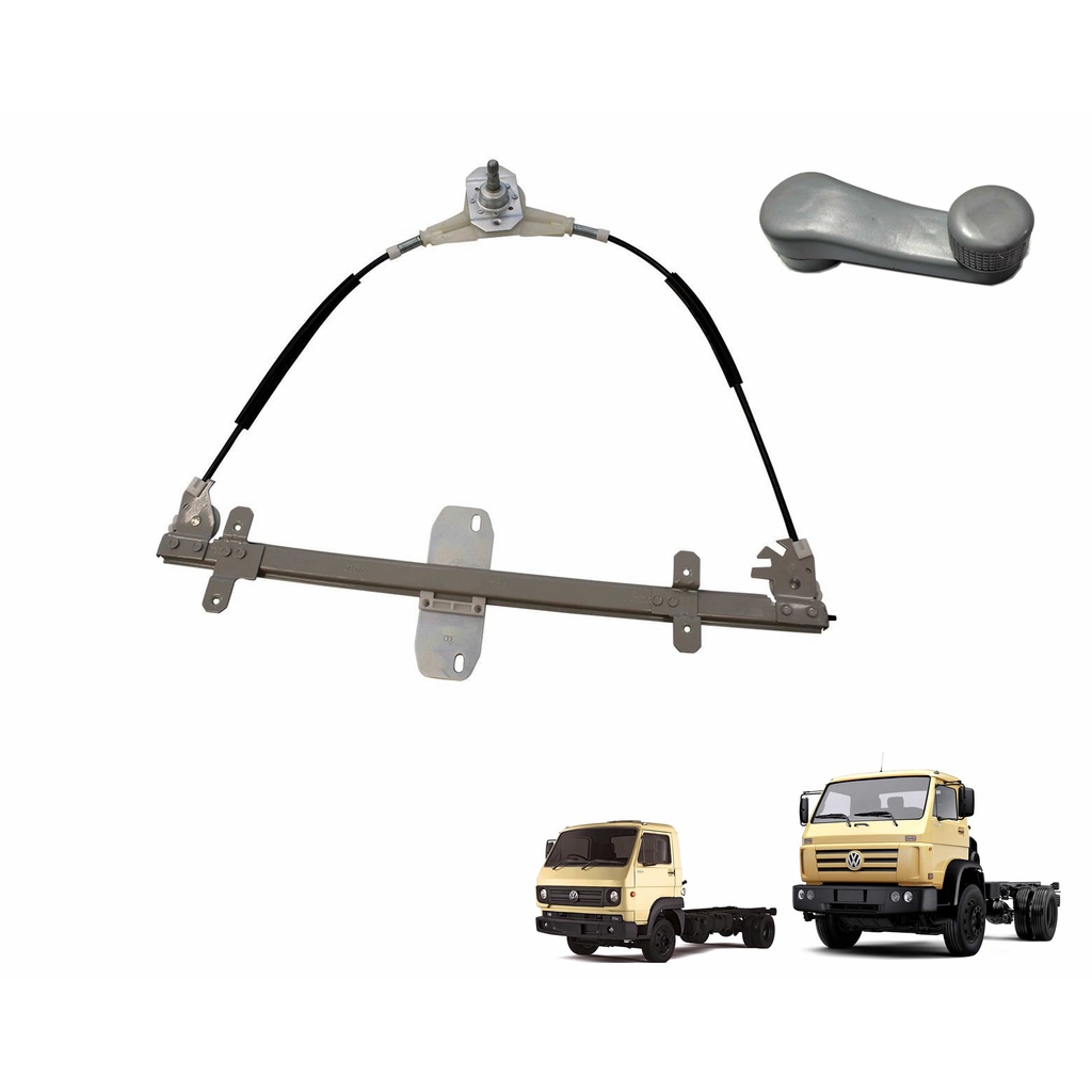 Máquina Elevador Reguladora Vidro Passageiro VW 8120 8150 8160 Delivery 13180 18310 17210 24220