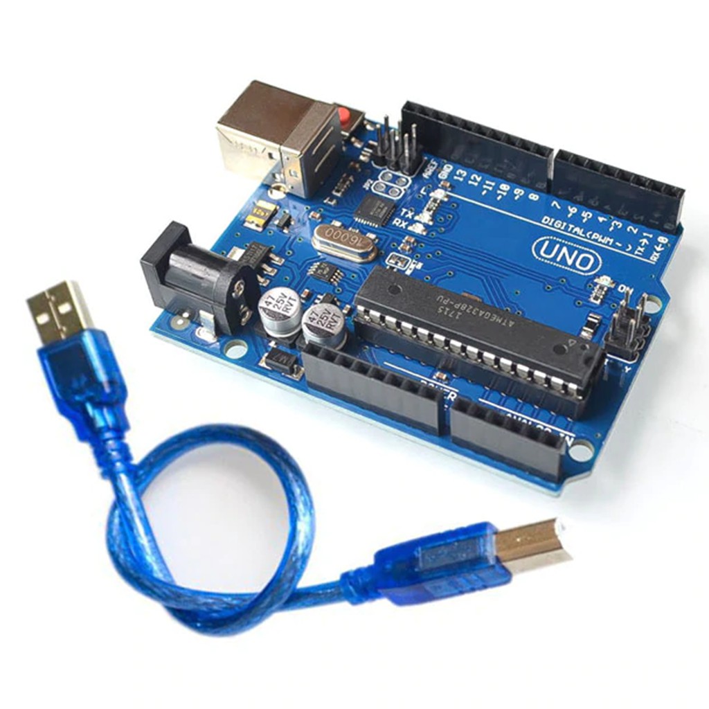 Placa Uno R3 Atmega328 Dip Atmega16u2 Compatível Com Arduino Cabo Usb Beecost 1299