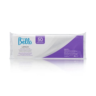 Lenço Falso Tecido Branco Para Depilação 50un