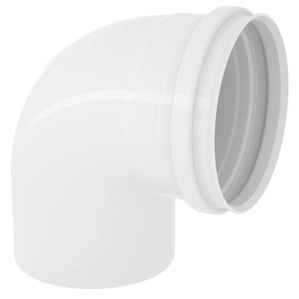 Joelho/Cotovelo Esgoto  90° x 40mm  Branca DN40 em Oferta na Shopee