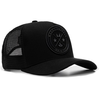 Boné Trucker Brasão All Black MVCK