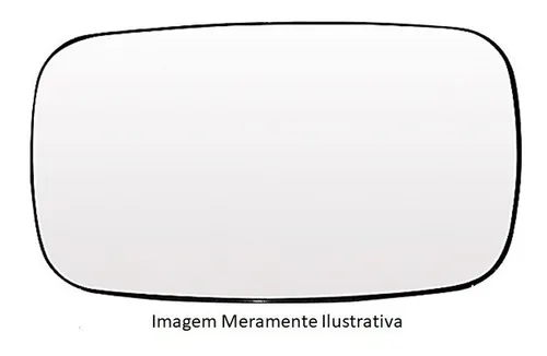 Lente Refil Retrovisor Gol Voyage Parati Saveiro Quad 85..87