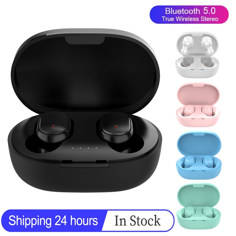 A6S Tws Airdots Fone De Ouvido Sem Fio Bluetooth 5.0 Para Xiaomi Redmi IOS Com Cancelamento De Ruído