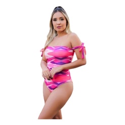 Maiô Body Ciganinha Tomara Que Caia Com Bojo