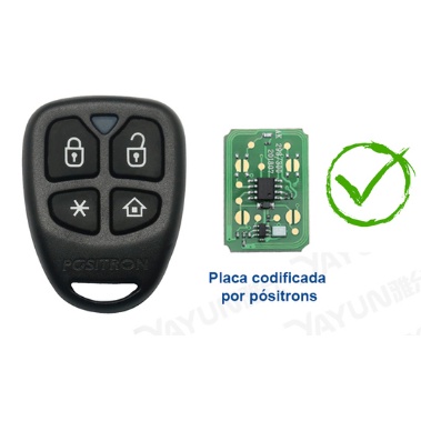 Controle Alarme Positron Px46 Flex Serve Para Toda Linha