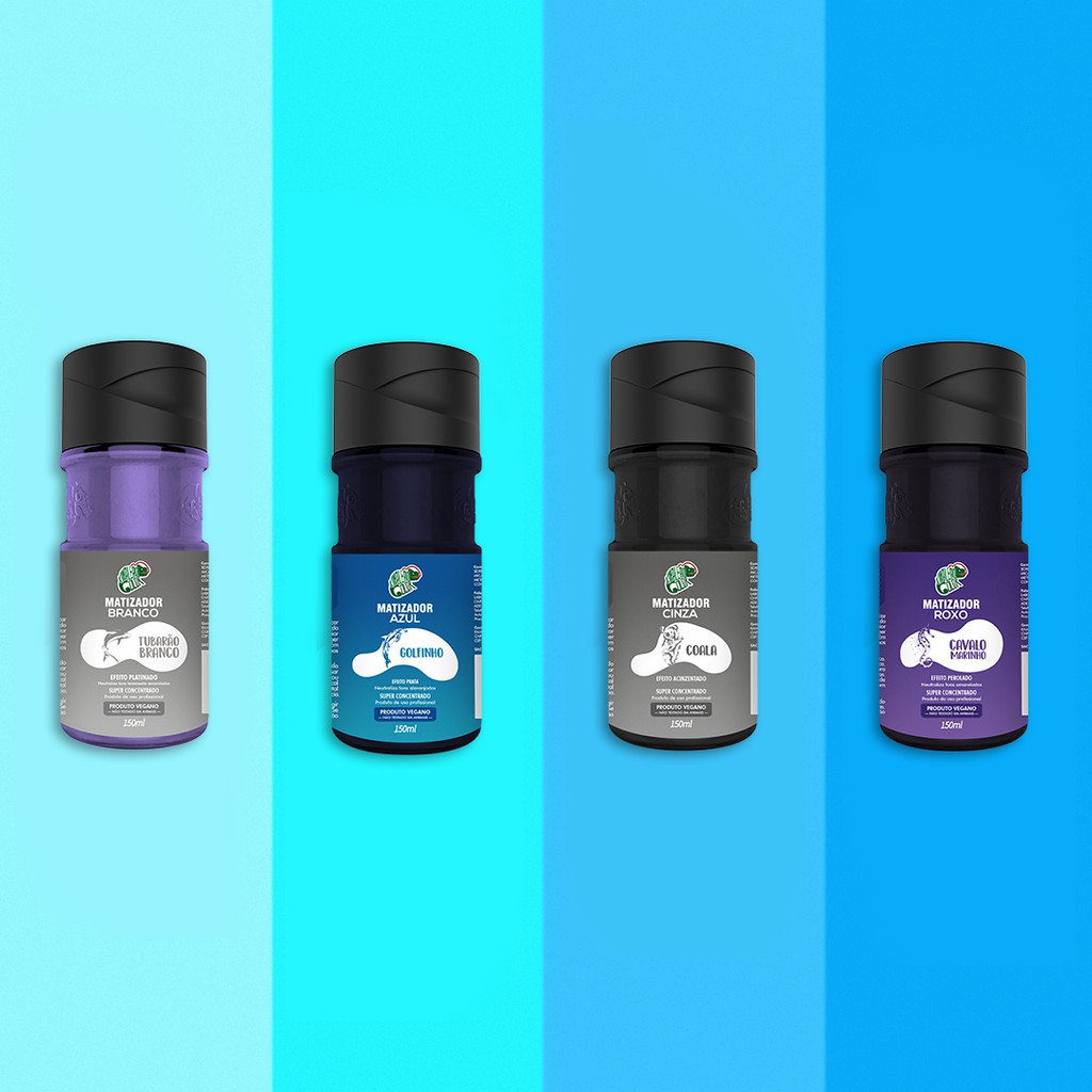 Matizador/ Neutralizador de tons para cabelos loiros Kamaleão Color 150ml