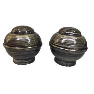 Par de Ponteira Bola para Varão de Cortina 19mm - Várias Cores