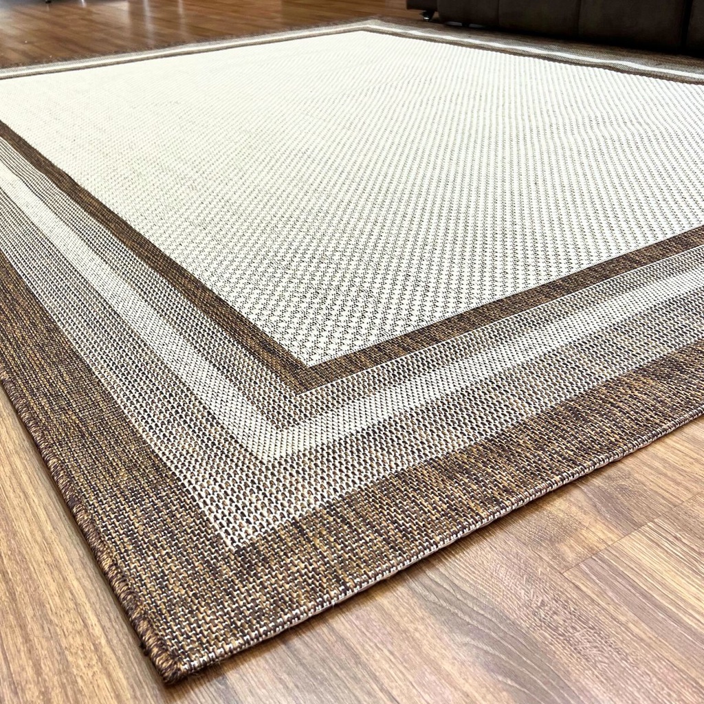 Tapete para Sala Sisal Moldura Escolha seu Tamanho