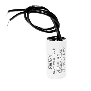 Capacitor 10uf 250vca Motores Elétricos 2 Fios Eletrônica Elétrica