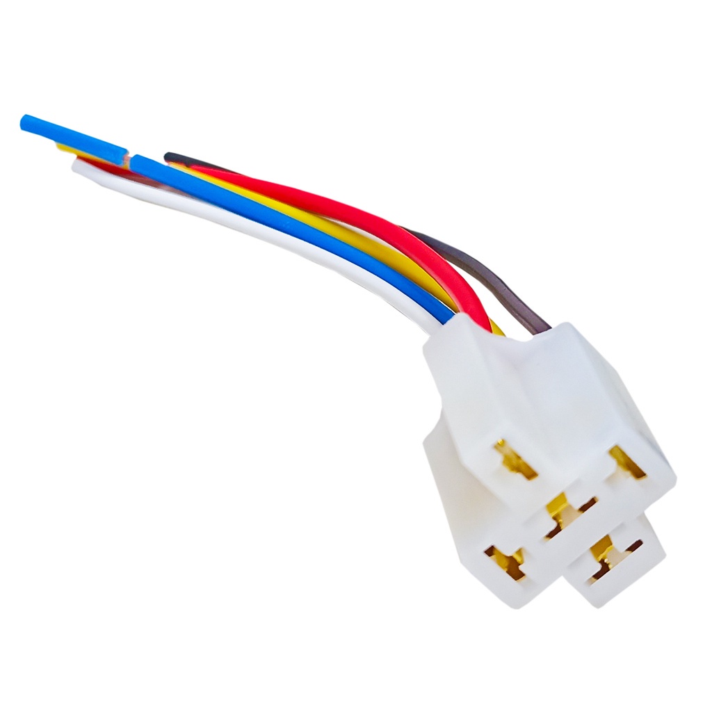 Tomadas Chicote Soquete Conector Plug Porta Relé 5 ou 4 Pinos em Oferta na Shopee