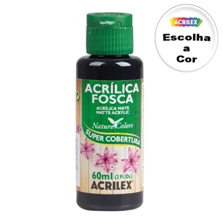 Tinta Acrílica Fosca 60ml - Escolha a Cor - Acrilex em Oferta na Shopee