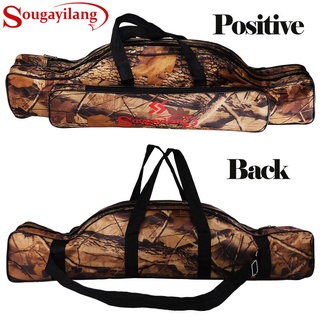 Sougayilang Fishing Rod Package Fishing Tackle Bags Portable Outdoor Fishing 80cm Waterproof Fishing Tackle Rod Bag with Straps