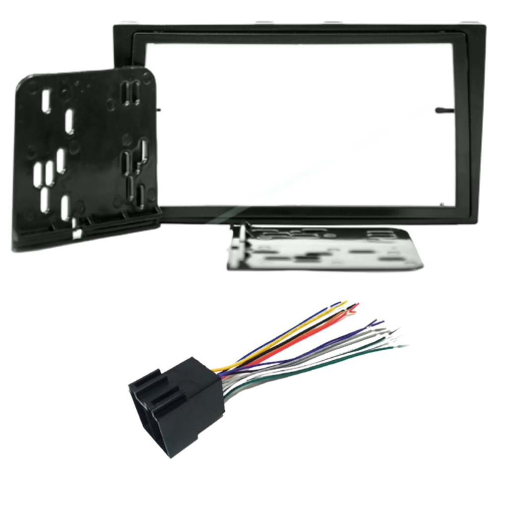 Kit de Instalação Multimídia Chevrolet Corsa/Meriva/Montana/Vectra 2 Din Preto Expex - EKTGM002 em Oferta na Shopee