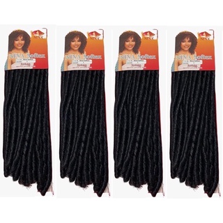 Cabelo Nina SOFTEX Super Combo 4x - Crochet Braids 4Pacotes - Várias opções de cores.