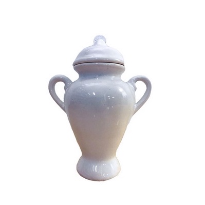 Quartinha Branca com asa de porcelana Nº 1