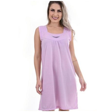 Camisola regata grande senhora malha verão vestido longo feminino em Oferta na Shopee