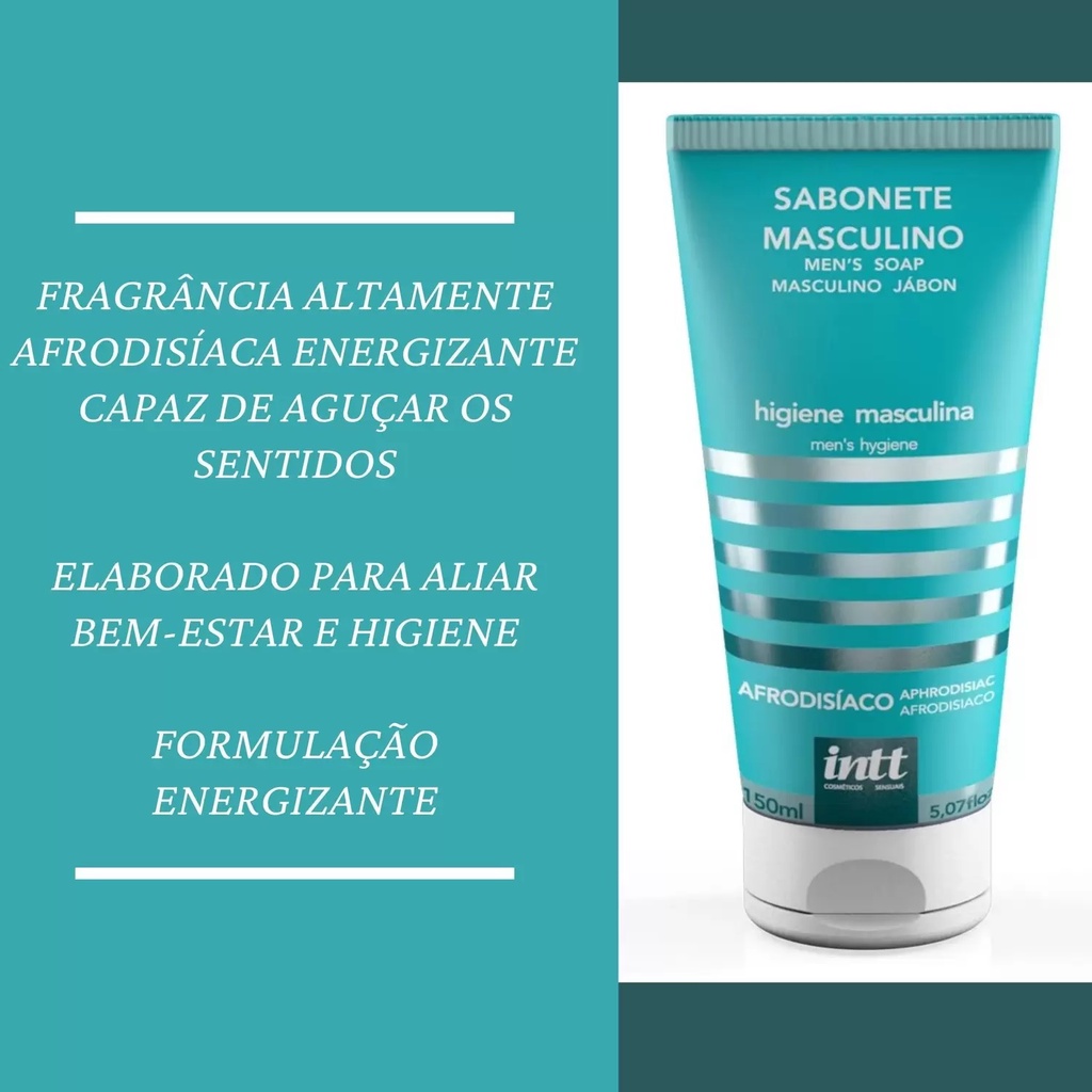 Sabonete Masculino Liquido Intimo Corporal Intt - 150ML