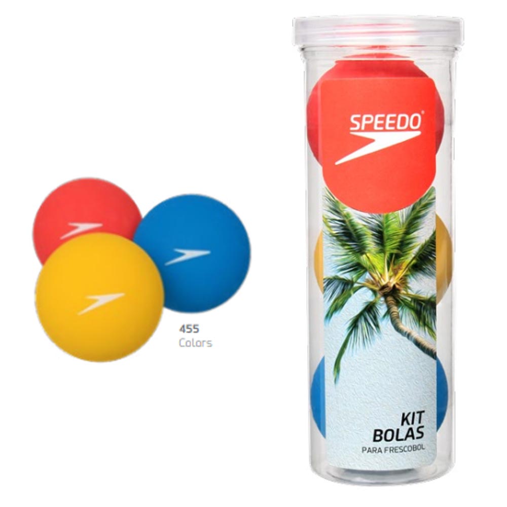 KIT 3 bolas de Frescobol Speedo
