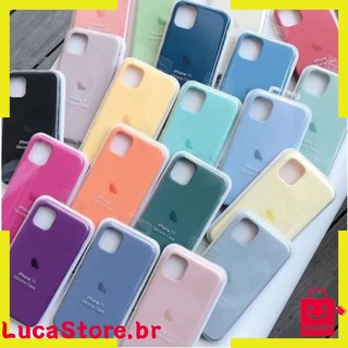 Capa Case IPhone12 12Pro 12Pro Max Várias Cores Silicone Capinha Protetora - Ótima qualidade