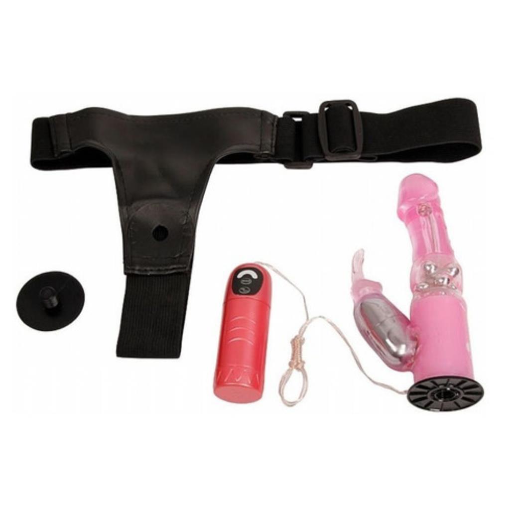 Cinta Peniana Vibrador Rotativo - 7 Vibra - Lesbica Strap-on - Escorrega o  Preço