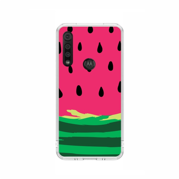 Capa de Celular Capinha Moto One Macro Personalizada - Melancia