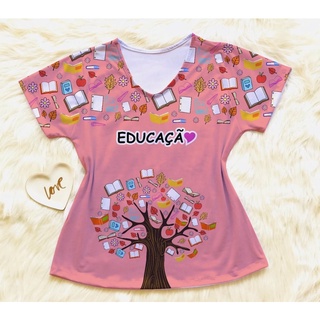 TSHIRTS CAMISETA EDUCAÇÃO- EDUCADORES- FARDAMENTO ESCOLAR