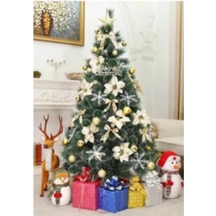Árvore De Natal Pinheiro Neve Luxo 1,80m 420 galhos A0318N | Shopee Brasil