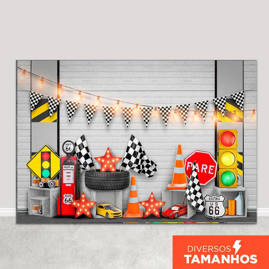 Fundo Fotográfico Dia dos Pais Pista de Corrida Em Tecido FFC-720 em Oferta na Shopee