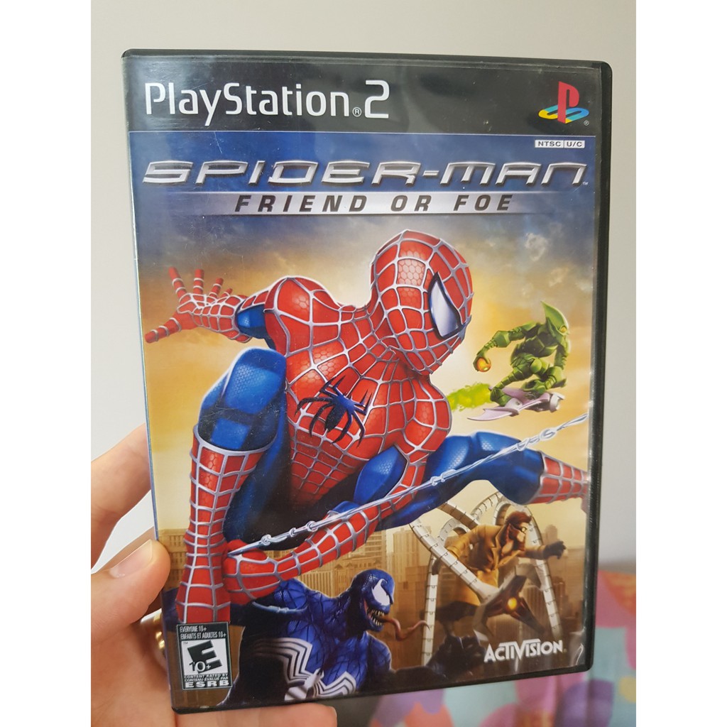 SpiderMan Friend or Foe jogo playstation ps2