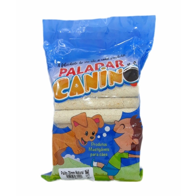 Osso Palito 20mm 1kg Paladar Canino Ossinho Petisco