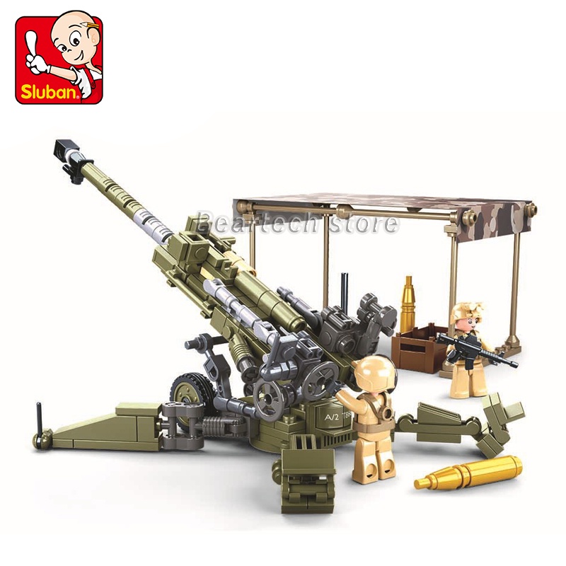 Lego WW2 Military Series Light Howitzer Airplanes Tanks and Fighters Children's Building Blocks Toys