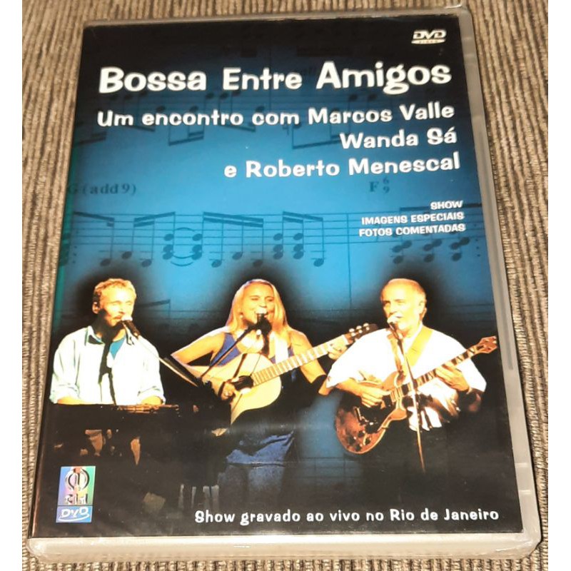 dvd bossa entre amigos marcos valle wanda sa Roberto original lacrado ref 235