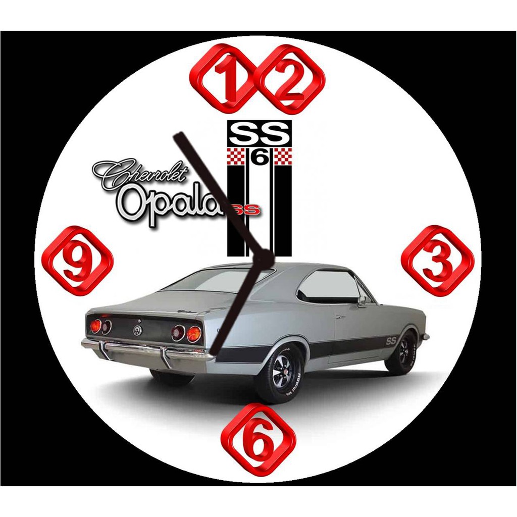 relógio de parede opala ss tuning rebaixado decorativo automotivo