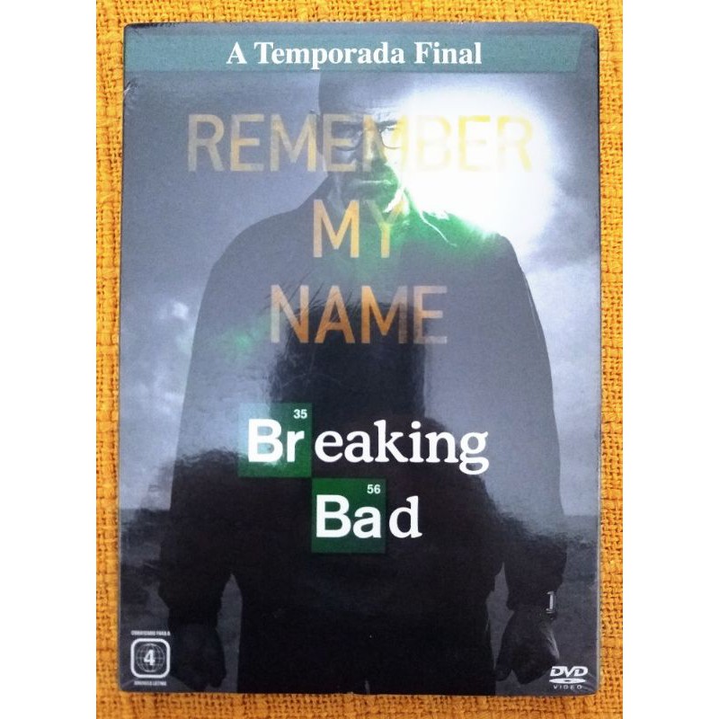 DVD Série Breaking Bad - Temporada Final - 3 Dvds - 8 Episódios - Legendado - Novo - Lacrado