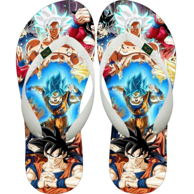 Chinelo sandália Dragon Ball Adulto e infantil em Oferta na Shopee