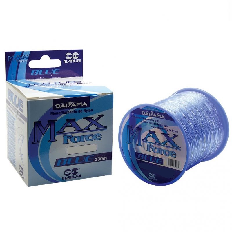 Linha pesca monofilamento maruri MAX FORCE BLUE 0.29mm 500 metros