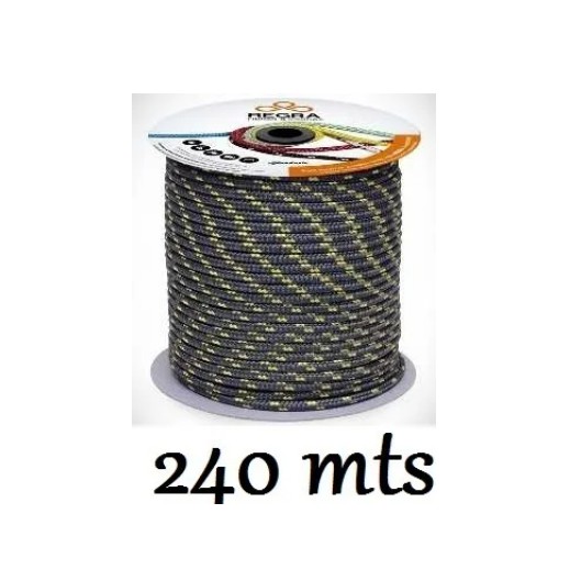 Rolo De Corda Carga Caminhão Navio Carreteu 8mm Rolo 240 Mts