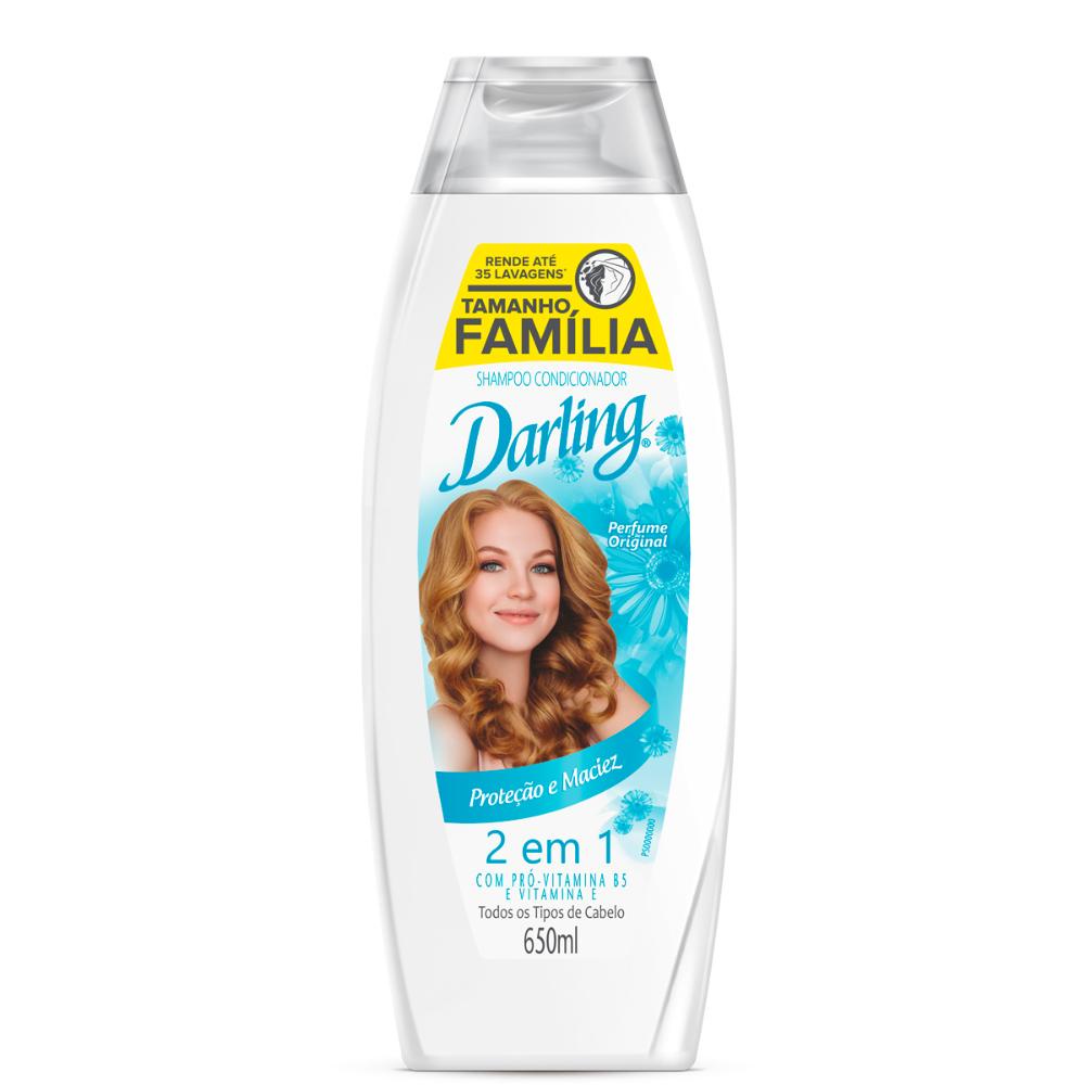 Shampoo Darling 2 em 1 650ml em Oferta na Shopee