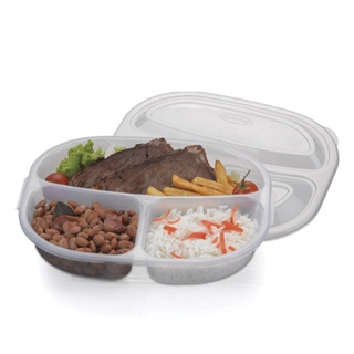 POTE MONACO COM 3 DIVISÓRIAS 1L em Oferta na Shopee