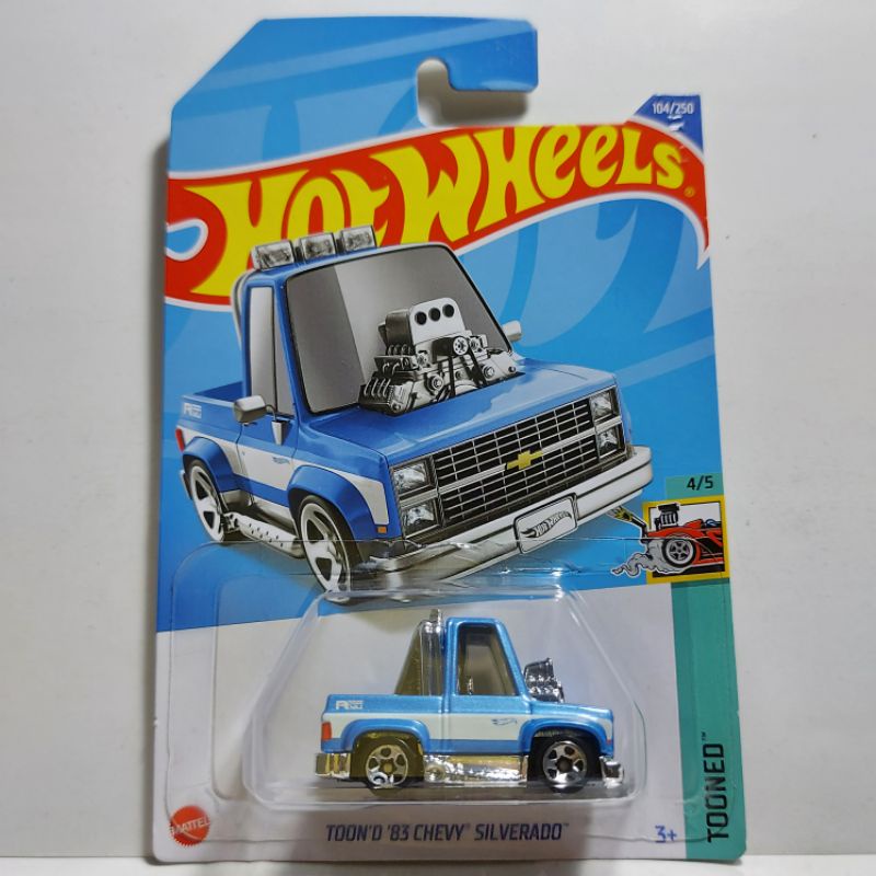 Toon D Chevy Silverado Tooned Hot Wheels Lote E Hct Shopee Brasil