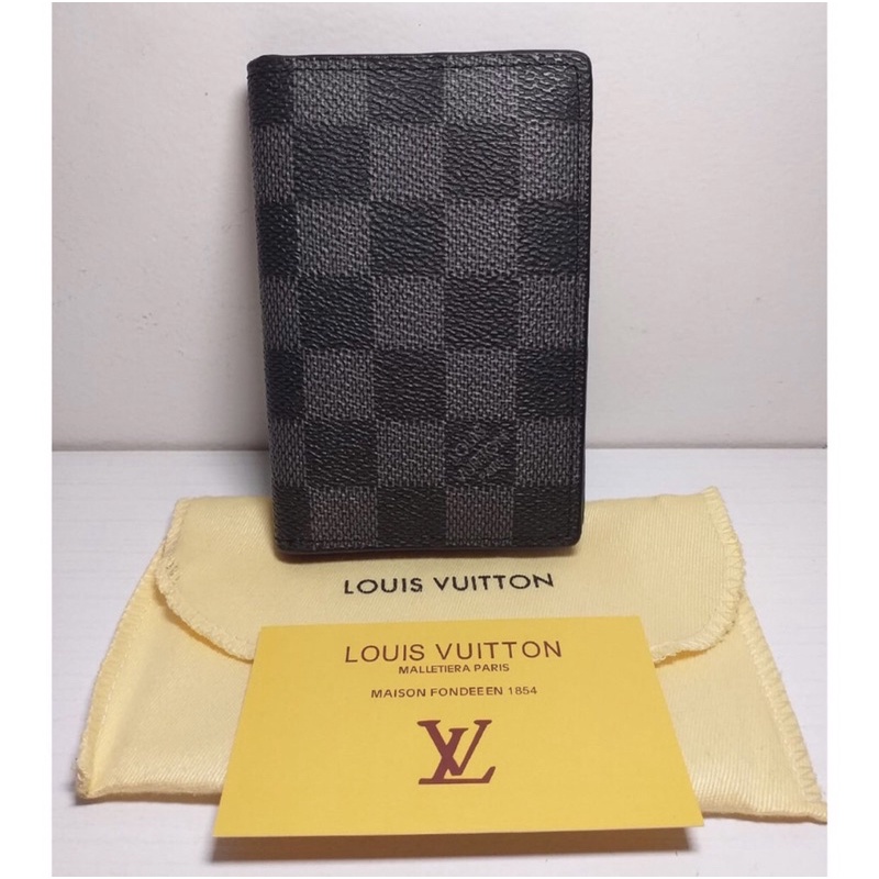 Porta Cartões Louis Vuitton Masculino Couro Legitimo Canvas Marrom Vs  Vermelho Super Slim Fit Top Premium Linha Italiana