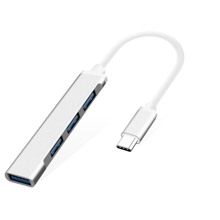 Adaptador USB C Para 4 saídas Usb 3.0 Notebook Lenovo / Macbook / Dell /  Chromebook | Shopee Brasil