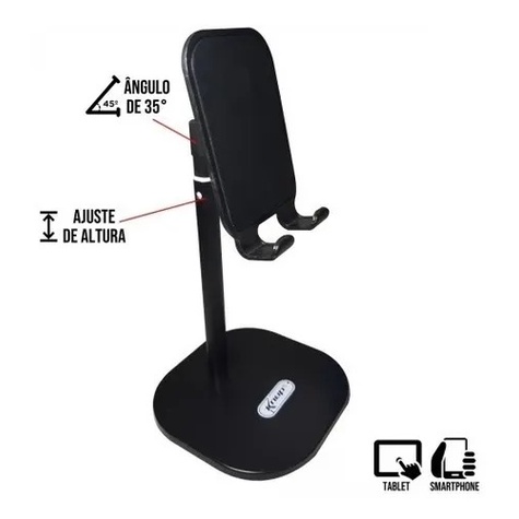 Suporte Celular Mesa Escritório Portatil Live Home Office em Oferta na Shopee