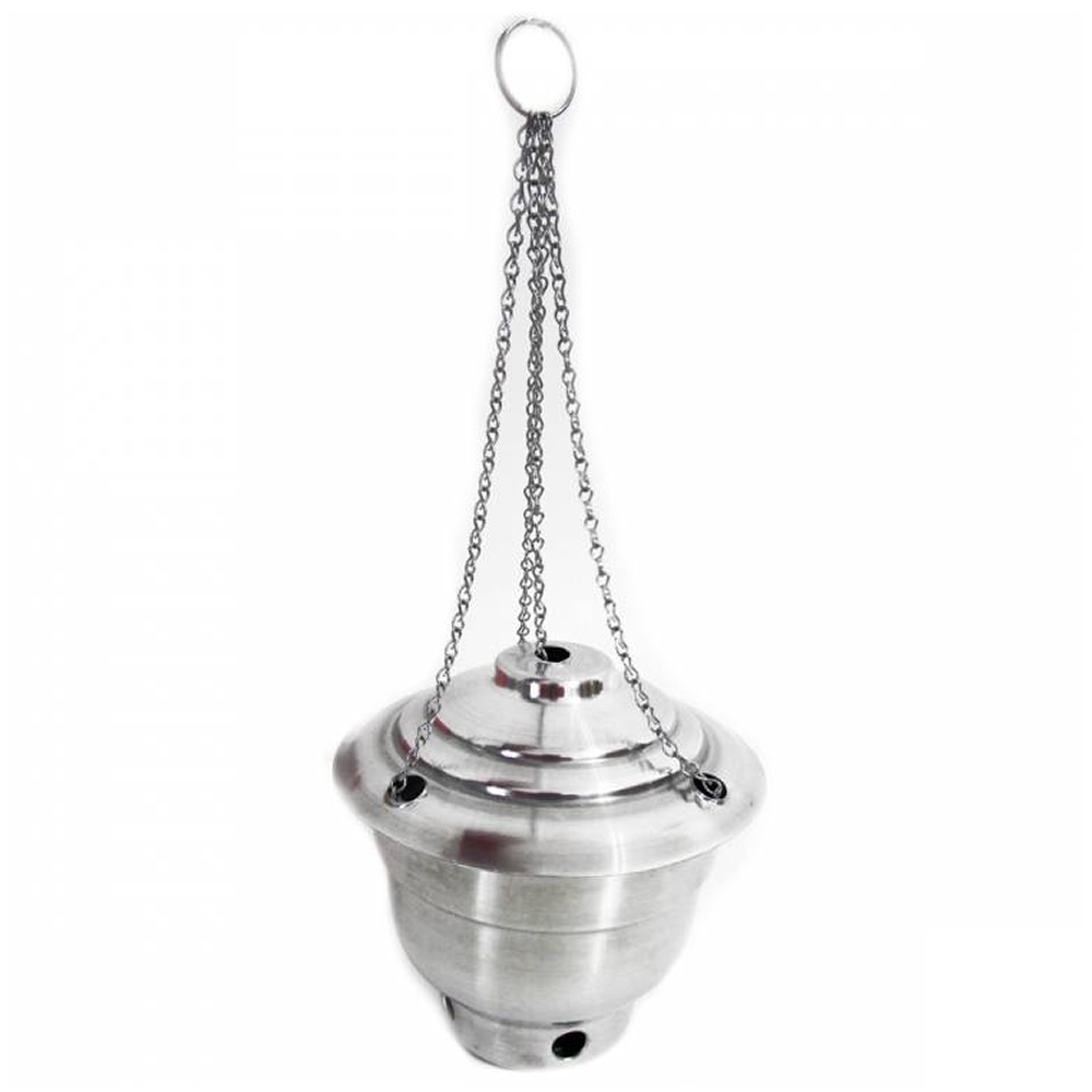 DEFUMADOR TURÍBULO DE METAL MEDIO 12CM (BE) - UN