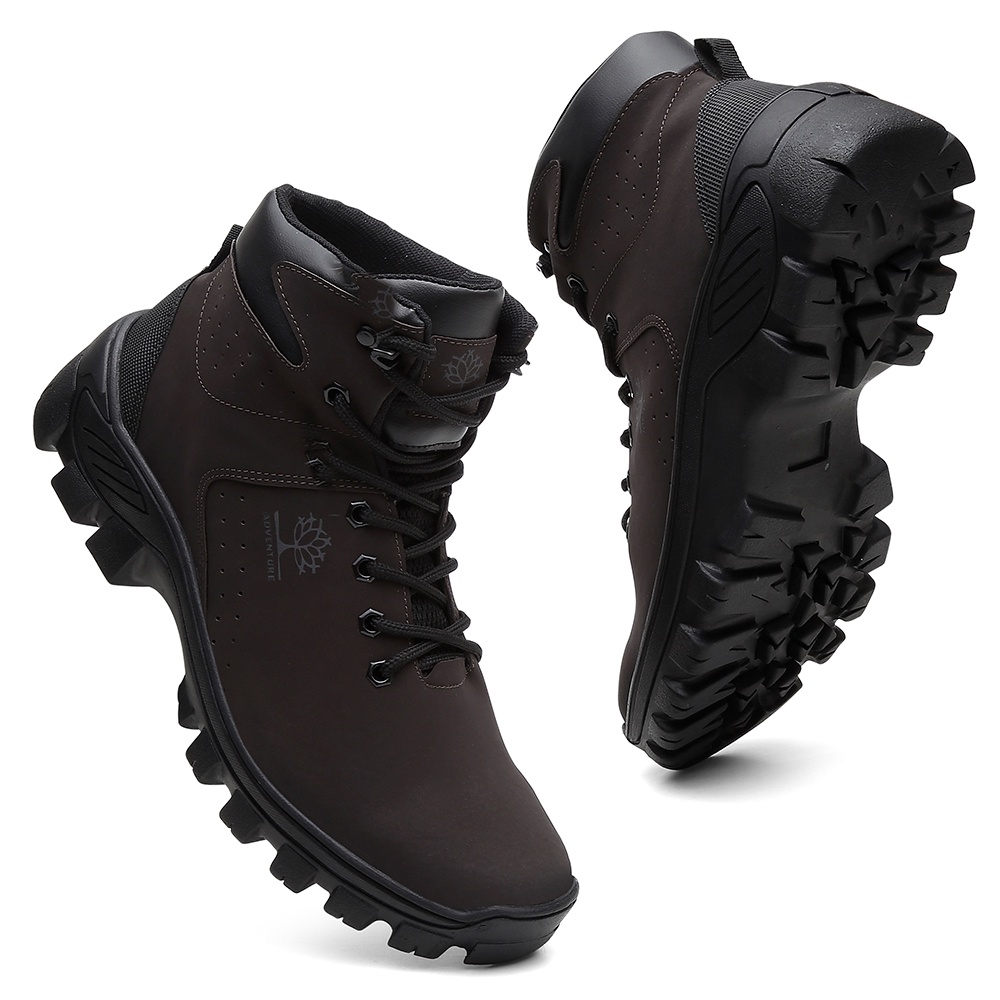 Coturno Masculino Bota Adventure Solado Costurado Na Promoção — imagem 2 de 2